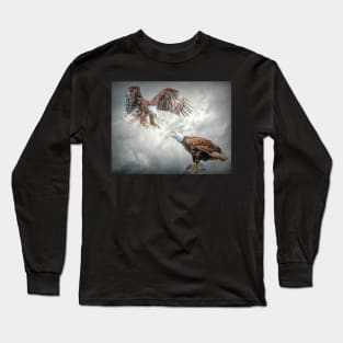 Squabbling Eagles Long Sleeve T-Shirt